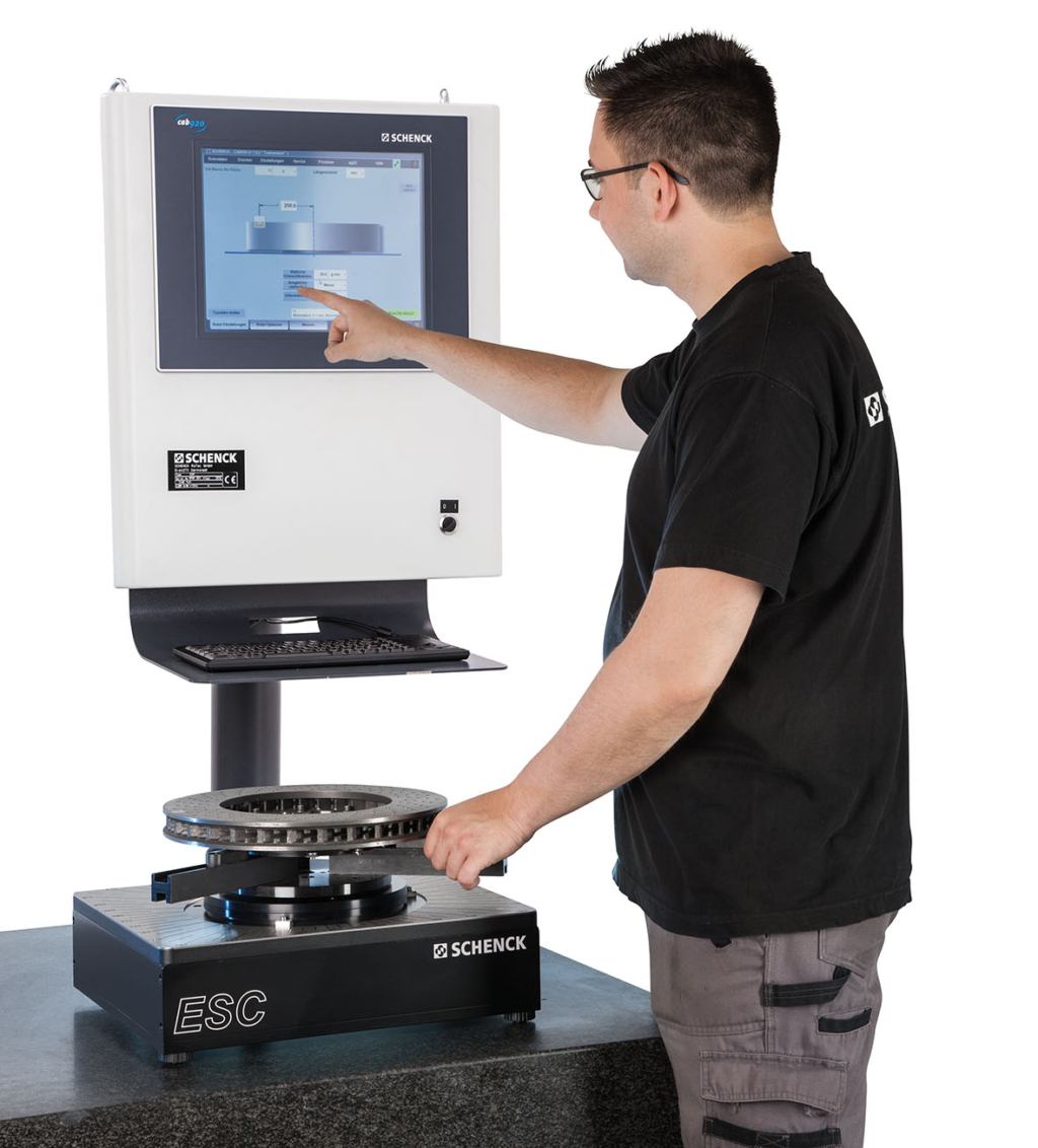 Schenck ESA, ESF - Static Balancing Machines / Without rotation – simple and precise balancing